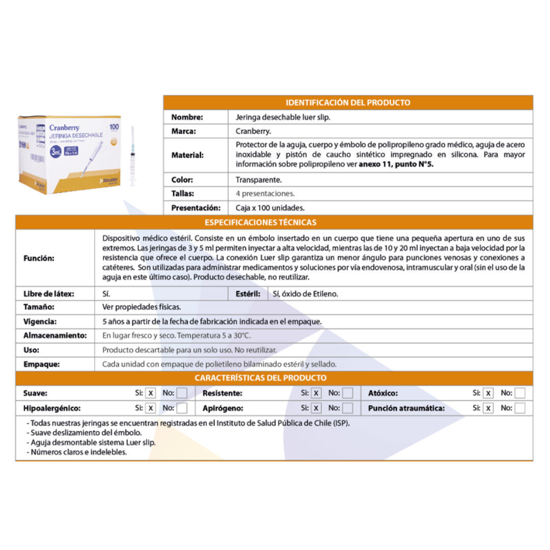 Disposable 10cc syringe luer slip 21 x 1 1/2 C/A UNIT