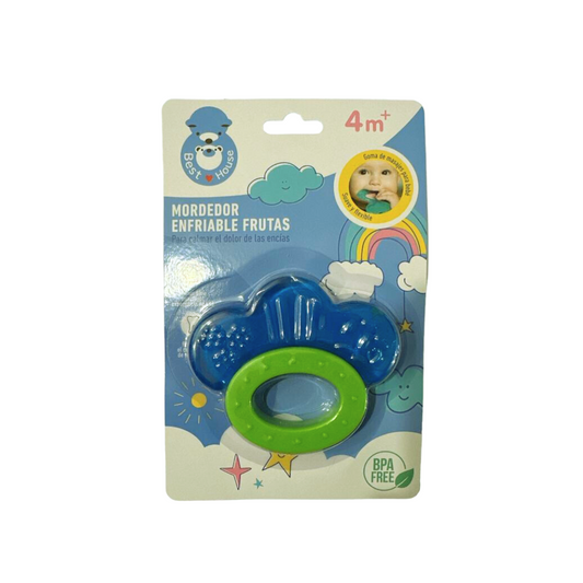 Coolable fruit design teether