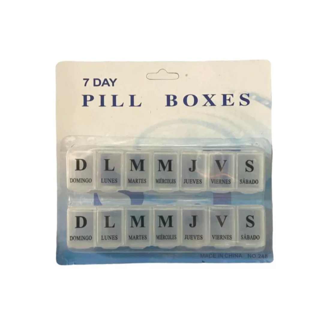 Weekly pill box pack x 2 units