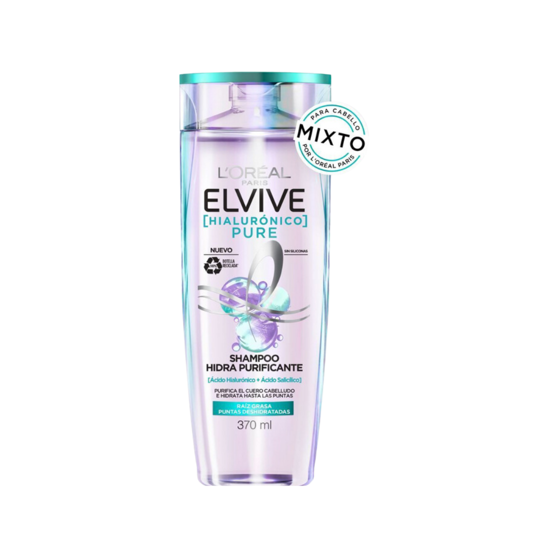 Elvive Hyaluronic Pure Shampoo 370 ml