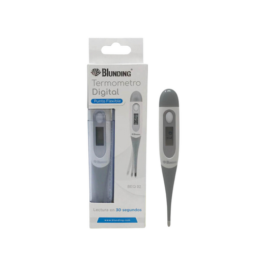 Blunding flexible tip thermometer